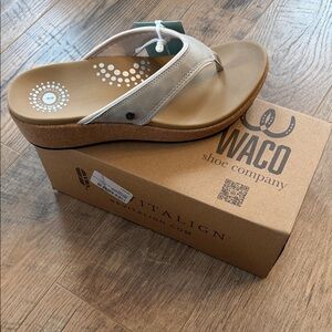 REVITALIGN Winnie WedgeTwo-Tone Sandals